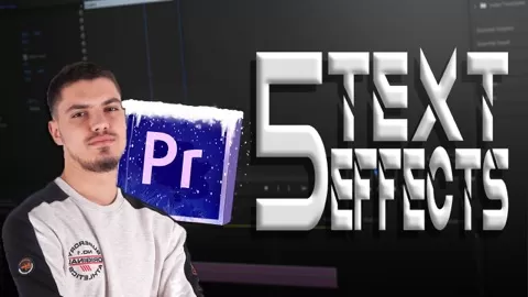 Learn how to create 5 really cool text effects using Premiere Pro!