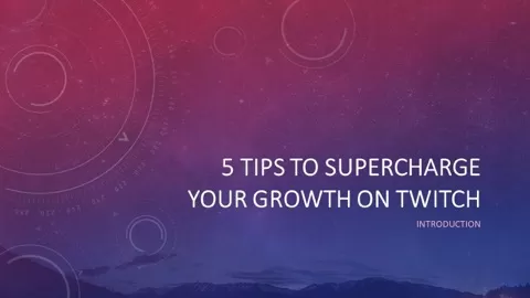 Learn how to supercharge your growth on Twitch in 2019 with 5 growth hacks!