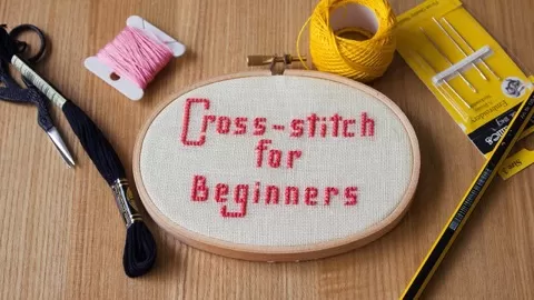 Learn the basics of cross-stitch with Esther Ní Dhonnacha! Esther is a self-taught crafter who sells her work online and in her home city of Dublin.