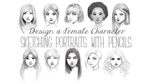 Have you ever been interested in drawing stylized female characters