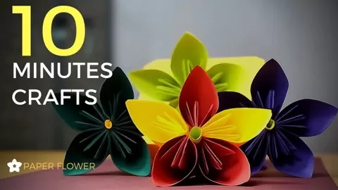 Learn to craft a realistic handmadepaper flower: From our 10 minutes crafts series.