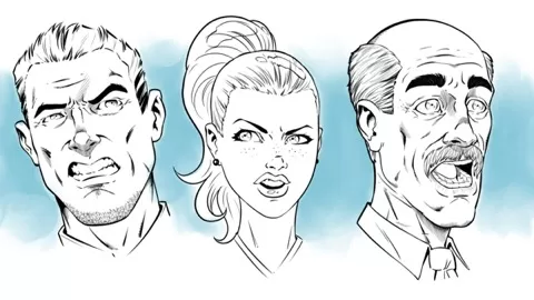 Digital Inking for Comics - Starting with the Head