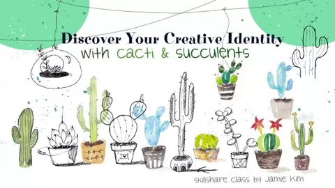 Hi!Today I want to show you various ways topaint and draw to help you discover your creativity identity with some fun cacti and succulents.In this class