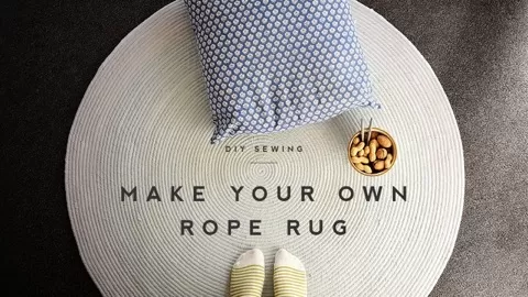 In this 15-minute-course I guide you through the process of creating a lovely Rug made of rope and fabric strips. It's surprisingly simple to do and truly a...