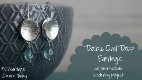Welcome to the Double Oval Drops Earrings class! If you've watched any of my other jewellery making video classes you'll already know that I like to get the ...