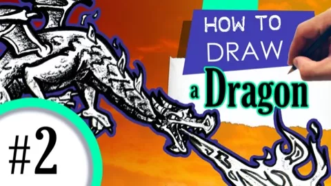 Hello art friends!In this lesson you'll learn how to draw a Fierce Fire Breathing Dragon.
