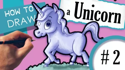 Hello art friends!In this lesson you'll learn how to draw a Joyful Cartoon Unicorn.