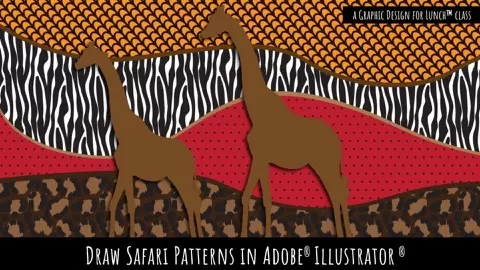 Graphic Design for Lunch™ teaches Illustrator in small bursts of 'easy to consume' learning. In this episode you will learn to make four patterns ranging fro...