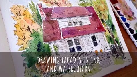 In this course we will have a lot of fun with colors and ink which are a perfect duo to experiment