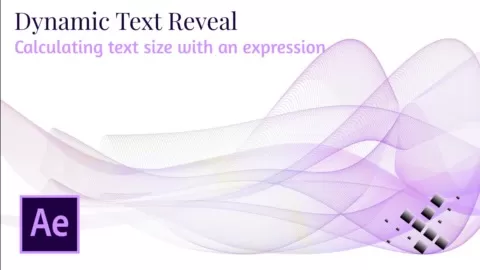 Create shapes that match the size of text using Adobe After Effects expressions.