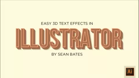 In this class you will be learning how to recreate the sort of 3D text effects used within the title graphic