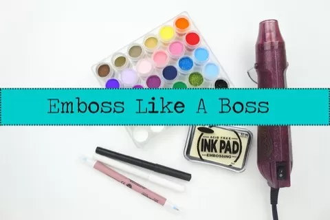 Renee from thediyday shares several easy and creative ways to heat emboss.Perfect for any beginner!