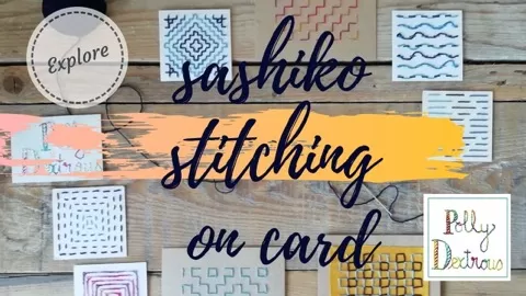 Using simple embroidery stitches