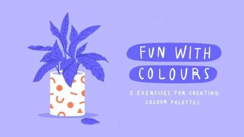 This class is packed full of fun exercises to help build your confidence when picking colours.I didn’t want this to be a boring class on colour theory so I’...