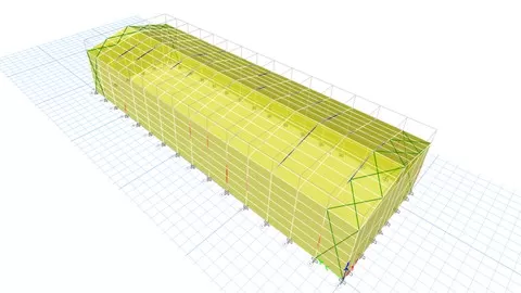 Structural analysis and design of a steel Hangar structure