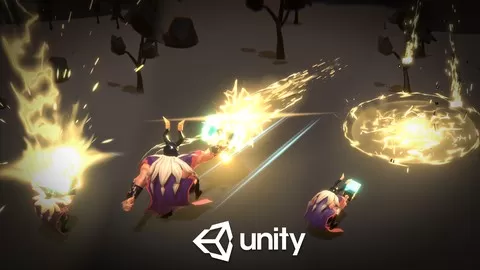 Create astonishing magic abilities for the game character Thunderlord with Unity VFX Graph!