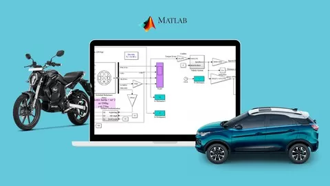Develop MATLAB simulation model of an electric vehicle with step-by-step instructions