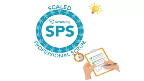 6 full-length Scaled Professional Scrum (SPS) Timed Tests *** 40 Questions Each & 250+ Questions Total