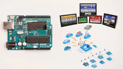 Learn SCADA hands-on by developing your own interfaces for different systems and control Your Arduino Based Device.