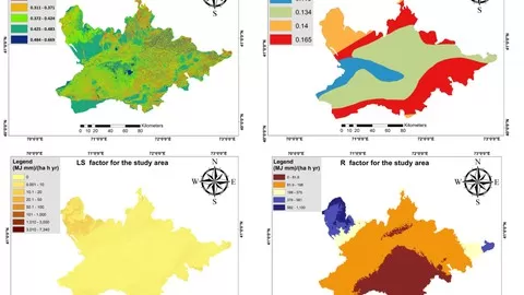 Mapping of soil loss per annum with geospatial tools for any study area