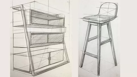 Advanced furniture drawing
