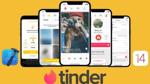 Build a functional Tinder clone - Beautiful Views - MVVM architecture - Tons of features