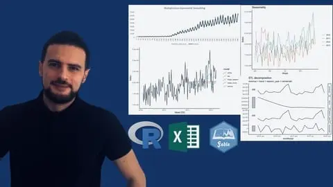 Forecasting with Excel & R. how to forecast 100000 time series at once? use them to be the forecaster for the Business