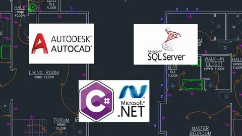 Programming AutoCAD .NET API with SQL Server Database integration using C#. You will perform database CRUD operations