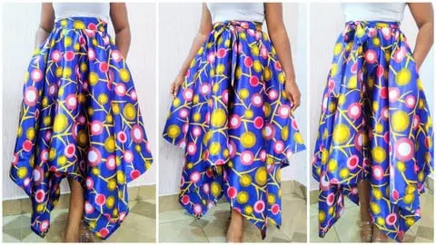 Sewing the Handkerchief Hem Skirt / Square Skirt / Pixie Skirt / Circle Skirt