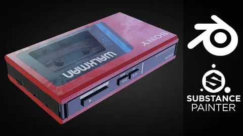 Create a Sony Walkman in Blender and Substance Painter