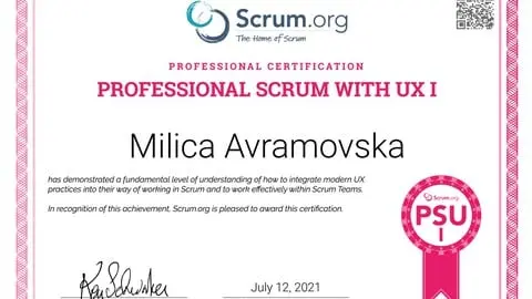 Get your PSU(PROFESSIONAL SCRUM WITH USER EXPERIENCE) certificate on first try