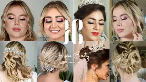 How to apply professional Bridal Makeup and Bridal Hairstyles