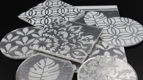 Learn how to create stylish coasters for you to enjoy or give away as gifts