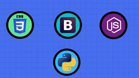 Learn CSS and Bootstrap and JavaScript programming and Python programming all in one complete Stack course