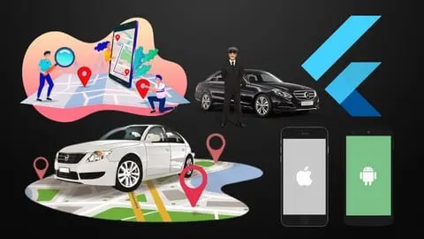 Learn Flutter 2.8 & Firebase - Develop iOS & Android Largest Ride Sharing and Taxi Apps like Uber