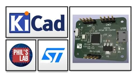 Design an STM32-based prototype from scratch in KiCad V6 - all the way from concept to manufacturing.