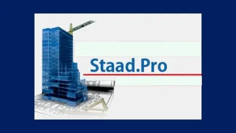 STAAD Pro structural design analysis and detailing of R.C building