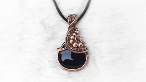 Learn to Create Beautiful and Unique Jewellery with Wire Wrapping Techniques. Create Wire Wrapped Kosha Pendant