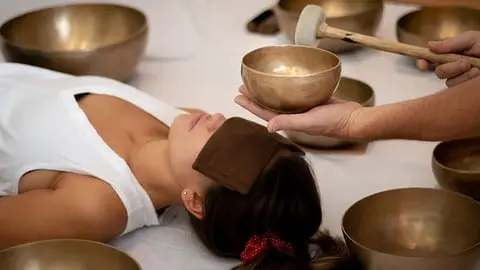 Learn How To Become A Sound Healing Therapist Using Tibetan Bowls. Learn How To Work One-On-One With Clients.