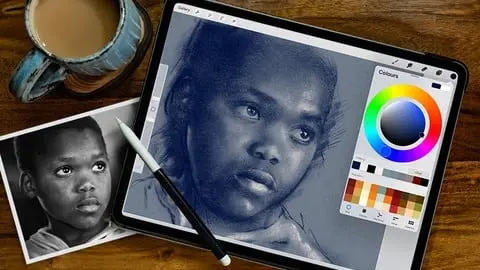 Create natural looking art from photos using the power of Procreate