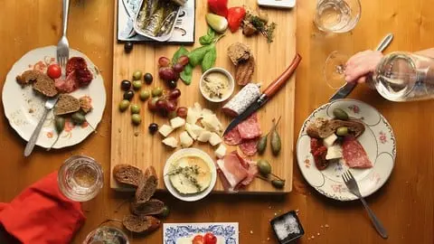 17 recipes form all the 17 regions of Spain. Lets embrace Medditerean culinary scene by learning to prepare Tapas.