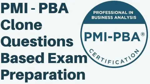 I want to see you as PMI Professional in Business Analysis (PMI-PBA) certifier