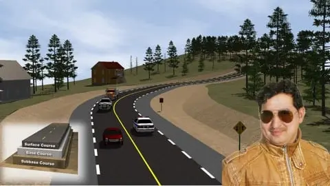 AutoCAD  & AutoCAD Civil 3D Complete Road Design and Open Channel