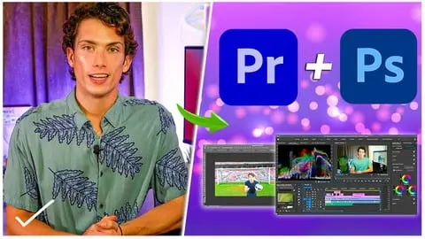 How To Edit Videos In Adobe Premiere Pro CC & How to Edit Photo Thumbnails In Adobe Photoshop CC - For Beginners 2022!